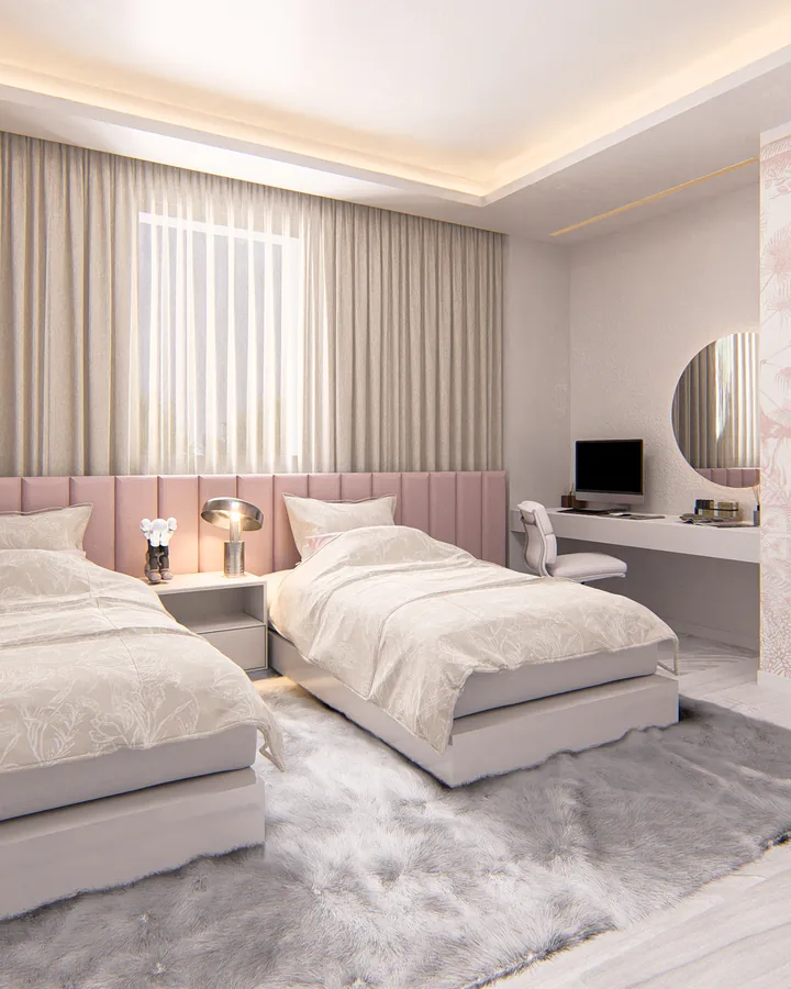 Projeto 3d quarto lisboa 10